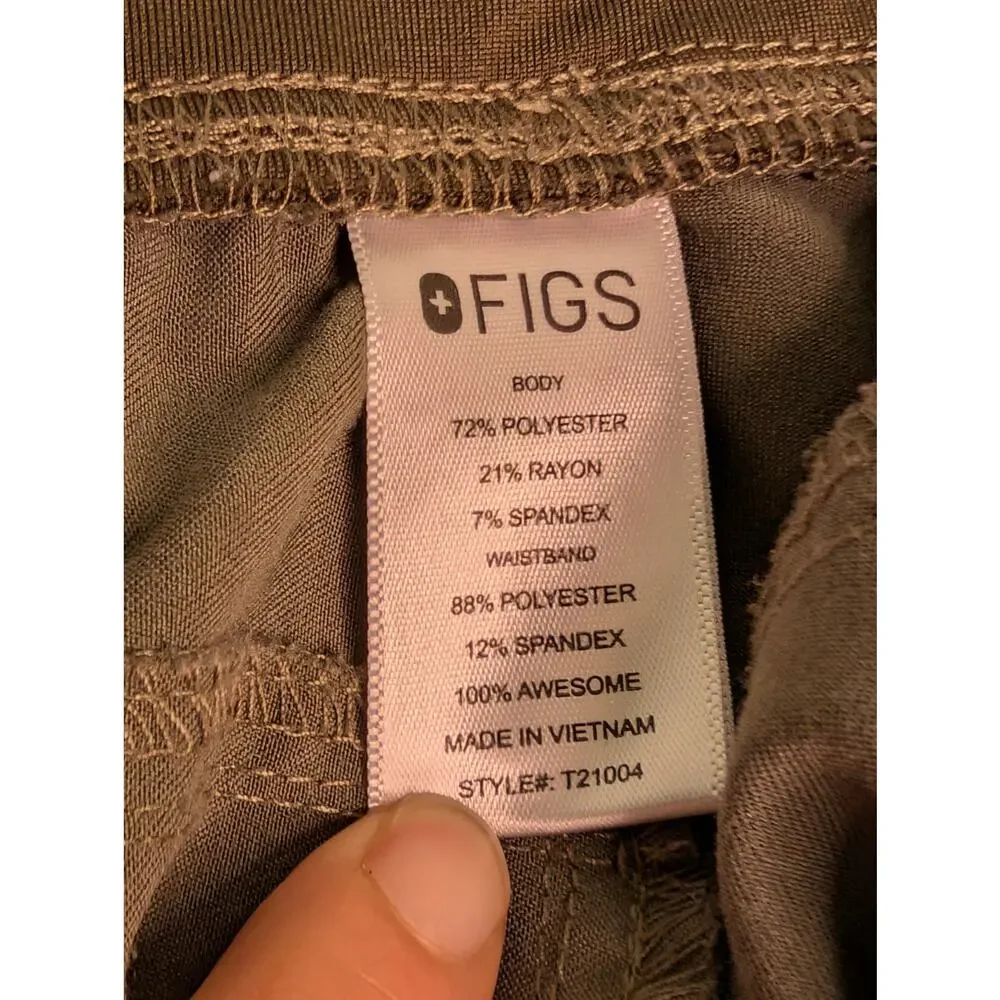 FIGS Men's Scrub Pants Green Technical Collection Medical XL Healthcare Hospital